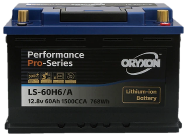 ORYXON LS-60H6/A H6 LN3 lithium car battery